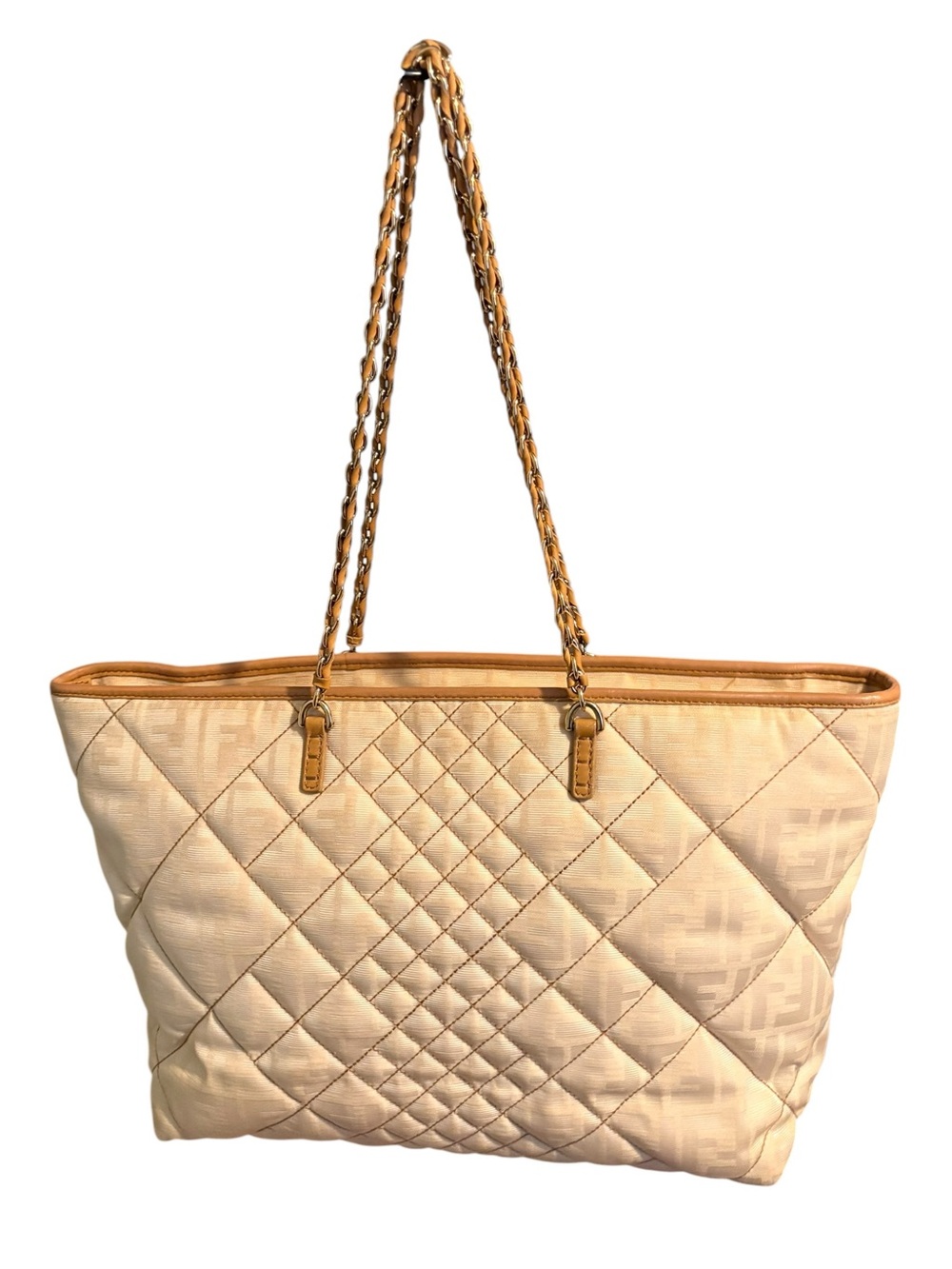 Fendi Zucca Quilted Roll Tote. - Picture 4 of 15